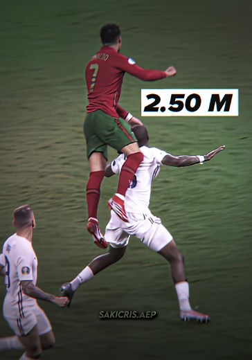 C.Ronaldo's Amazing Jump! Watch the Highest Jump in Football.