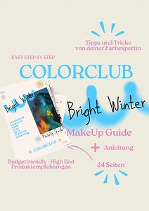 BRIGHT WINTER - Makeup Guide - Etsy UK