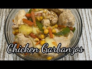 CHICKEN GARBANZOS / EASY RECIPE FOR ULAM IDEAS