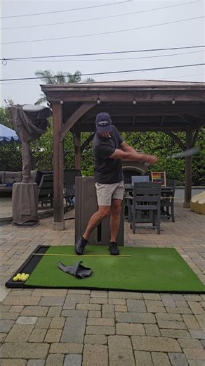 Hitting Behind the Ball on Purpose (Towel Drill for Ball-First Contact)