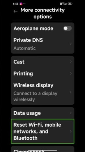 how to reset network setting Wi-Fi and bluetooth reset setting solve redmi phone
