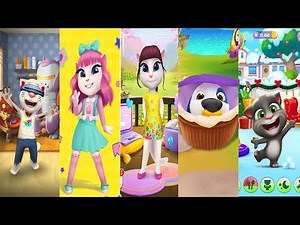 My Talking Angela 2 VS My Talking Angela - My Talking Tom 2 vs My Talking Tom Gameplay