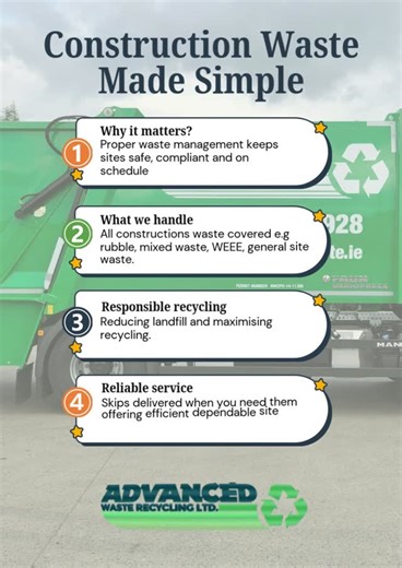 Advanced waste | Building or renovating? 🏗️ Proper waste management keeps construction sites safe, organised, and compliant. From rubble removal and mixed... | Instagram