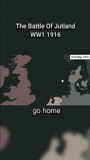 The Greatest naval Battle of WW1 at The Battle of Jutland 1916 #countryballs #ww1 #history
