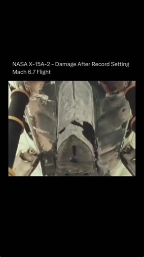 ScienceX on Instagram: "After Pete Knight’s record-setting Mach 6.7 flight on October 3, 1967, the X-15A-2 came back visibly scarred. The extreme heat of hypersonic flight burned away much of its ablative coating, exposing the structure beneath. A scramjet test module detached during the mission, and the ventral fin suffered damage that came dangerously close to critical internal systems. Despite the conditions, Knight landed the aircraft safely. The damage, however, was severe enough that the X
