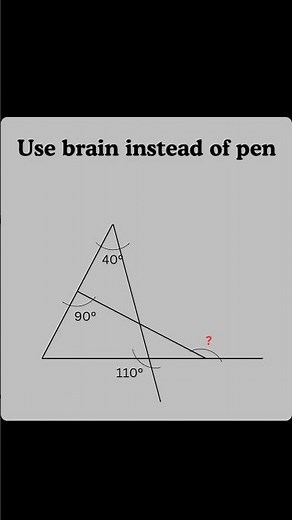 Basic mathematics Triangle problem algebra tricky problem #mathteacher #mathlover #mathfun #algebra