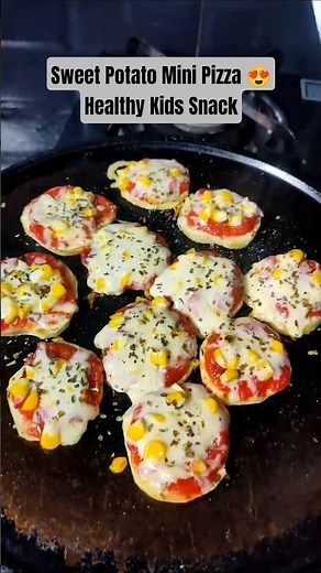 🍕స్వీట్ పొటాటోతో Healthy Mini Pizzas 😍 | No Maida No Base Pizza | Kids Favorite Healthy Snack