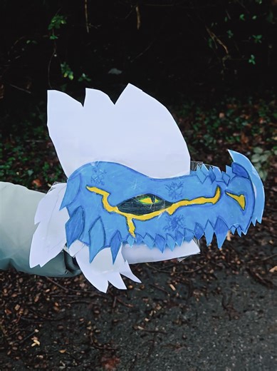 #papercraft #dragon #puppet