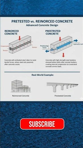 rcc Vs prstresed concrete l #rcc #viral