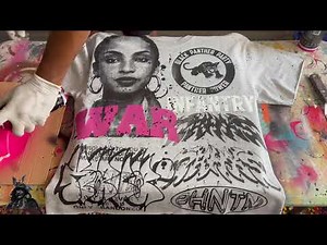 How to | Design Your OWN | Custom SCREEN Print | UPCYCLED/THRIFTED | T-Shirts | From HOME (Tutorial)