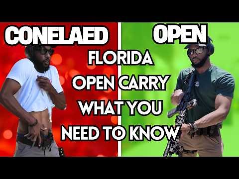 Open Carry is Now Legal in Florida | What You Need to Know