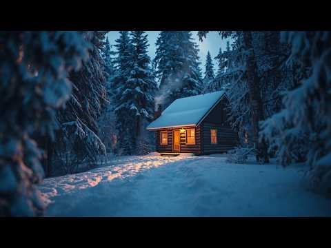 Cozy Cabin Blizzard – Heavy Snowstorm Ambience