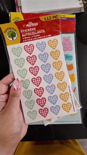 I Bought Every Cute Sticker at Dollar Tree 😱🛍️ #stickers