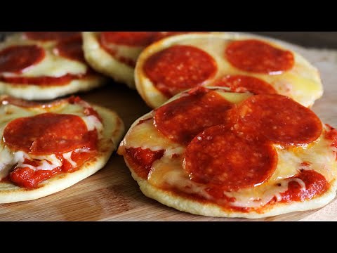 Mini pizzas en sartén sin levadura 🍕😋