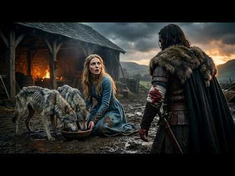 Banished by her people, the Luna spent 7 years feeding wolves—The Alpha King returned wounded and...