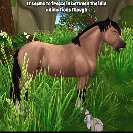 T-Posing Gotland Pony (star stable glitch)
