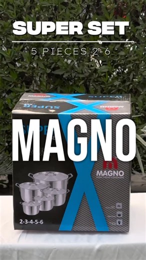 Magno cookware | Super Set 5-Piece | 2-6 | High Metal Finish Bring home the elegance of premium metal-finish cookware — durable, stylish, and designed for... | Instagram