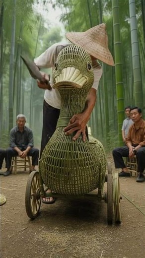 Make Bamboo 🎍 Duck Cart