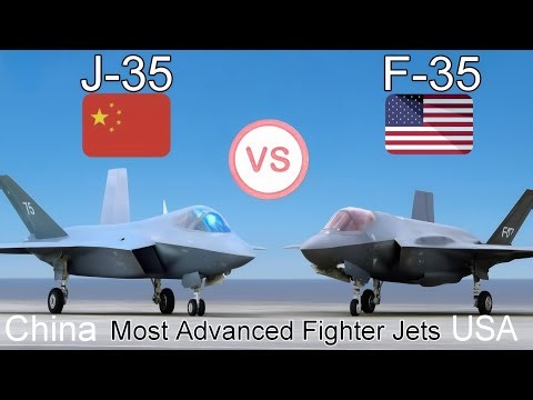F-35 Lightning II vs J-35 Stealth Fighter | 5th generation fighter jets Comparison|