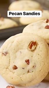 Recipe: https://www.servedfromscratch.com/pecan-sandies/ A classic cookie made from scratch! | Served From Scratch