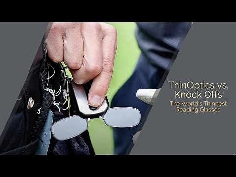How to tell the difference: Real ThinOptics vs. Knockoffs | ThinOptics | Readers + Reading Glasses
