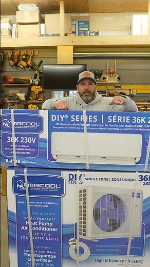 Mr Cool DIY Ductless Mini Split for my Garage Workshop