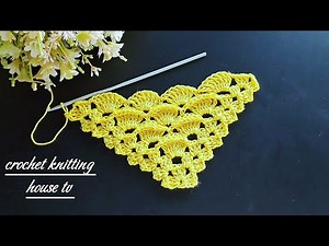 Perfect👌 How to make a beautiful gorgeous and elegant crochet shawl easy for beginners/shawl