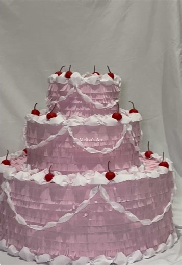 Vintage Cake Shaped Piñata: A Unique Party Delight