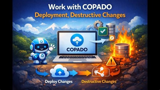 Work with Salesforce Deployment using COPADO, Destructive Changes ##copado #cicd @pantherschools | Amit S.