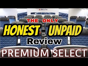 Delta Premium Select Cabin Review 777 - 200LR - LAX - SYDNEY