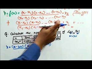 Lagranges's Interpolation Formula for Uneqispaced Values