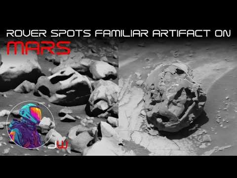 Rover Spots Familiar Artifact on Mars