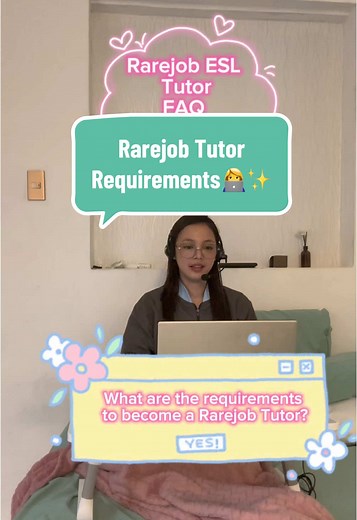 Rarejob Tutor Requirements for Online Teaching