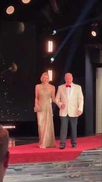 Princess Charlene & Prince Albert Make Grand Entrance at the 77th Monaco Red Cross Gala