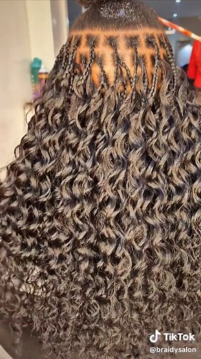 Stylish Braids with Curls for Short Hair