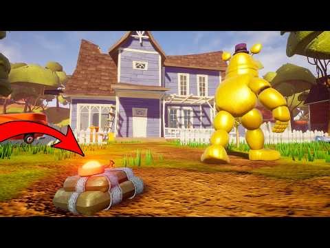 Fredbear vs TNT Bomb in Hello Neighbor