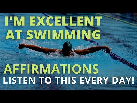 Powerful Swimming Positive Affirmations [Develop Winners Mindset] Listen Every Day!