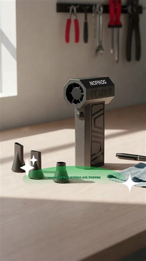 Powerful Electric Air Duster, 4-Gear Rechargeable Mini Blower, 5 Outlet Nozzles, Ideal for PC & Laptop Dust Removal #airdryer #blowdryer #airpurifier #gadgets #powertool #cleaninggadgets #electricsnowblower #automotivetools #electriciantools #handymanmusthave