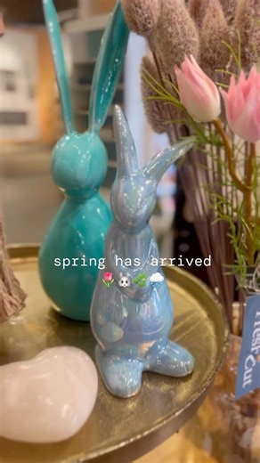 Hoppy first day of spring! 🐰🌧️🌷🌿 | RE