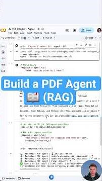 Build a PDF Reading Agent (RAG)