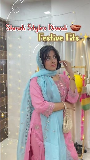 Myntra Sharara set for Diwali | Myntra Ethnic Kurta set | Shruti Kothari | Wedding Guest Outfit ♥️