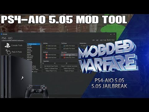 PS4-AIO Mod Tool 5.05 Release + Tutorial