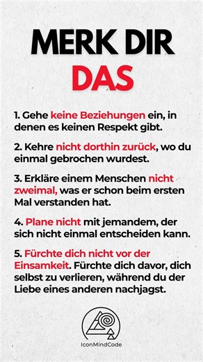 Merk dir DAS: 5 Regeln für dein Leben! 🧠🔥 #psychologie #mindset #motivation #regeln
