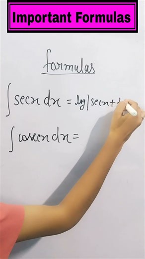 Formulas #integration #class12th #formulasformaths #tricks