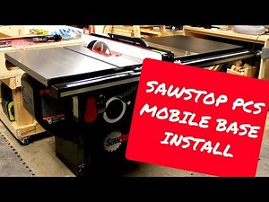 SawStop PCS Mobile Base Unboxing & Assembly!