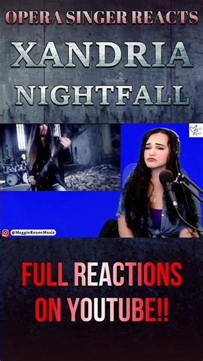 Xandria - Nightfall | Opera Singer Reacts