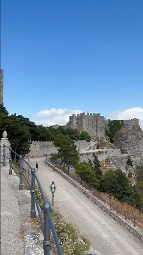 ✨ Erice, Sicily – Epic Castle View ✨ | Medieval Charm & Stunning Scenery