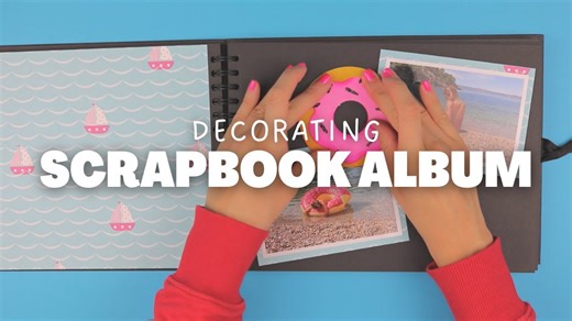 Easy Scrapbook Decoration | Album Ideas for Beginners