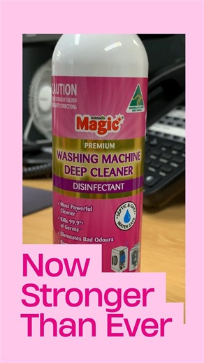 ✨ Discover the Power of Clean! ✨ Introducing the NEW liquid Magic Washing Machine Deep Cleaner & Disinfectant! 識 Say goodbye to stubborn grime, odours, and blockages, and hello to fresher, cleaner laundry. Read our blog to learn more! https://bit.ly/3SvDIau #MagicWashingMachine #DeepClean #FreshLaundry #LaundryRevolution | Magic Cleaning Products | Facebook