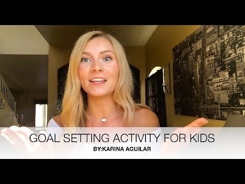 Goal Setting Activity for Kids!